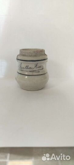 Старинная чернильница Bertha ries 1870-90 годов