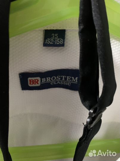 Рубашка белая на мальчика 152 158