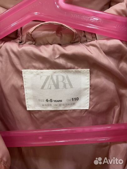 Куртка zara на девочку 110
