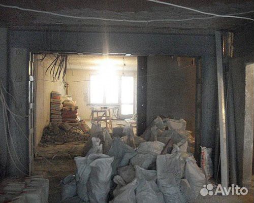 Демонтажи, Снос стен, Вывоз мусора