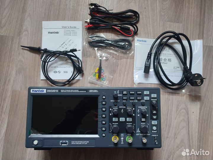 Осциллограф hantek dso2d15