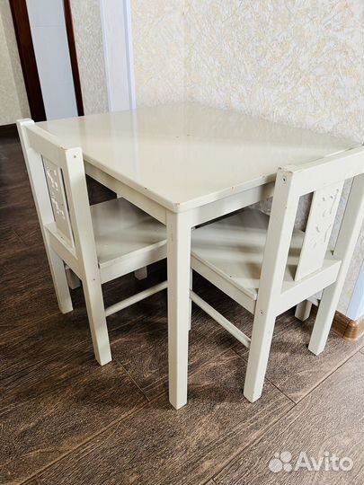 Детский столик и стульчик IKEA