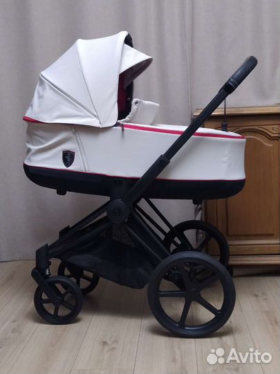 Коляска 2в1 Cybex Priam lll Ferrari silver