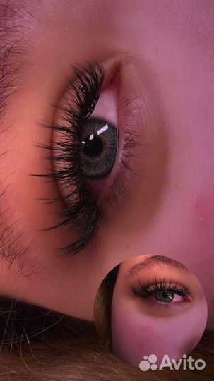 Наращивание ресниц (ламинирование ресниц/бровей)