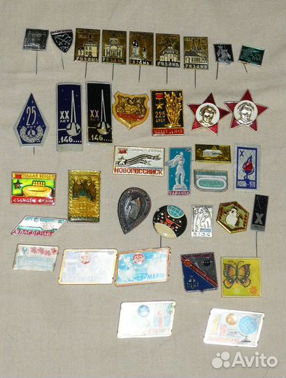 Значки СССР города октябрята от 20р переводные
