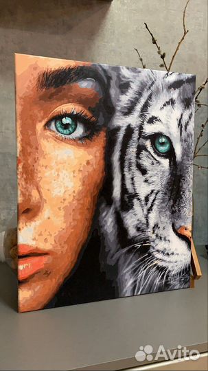 Картины по номерам раскрашенная