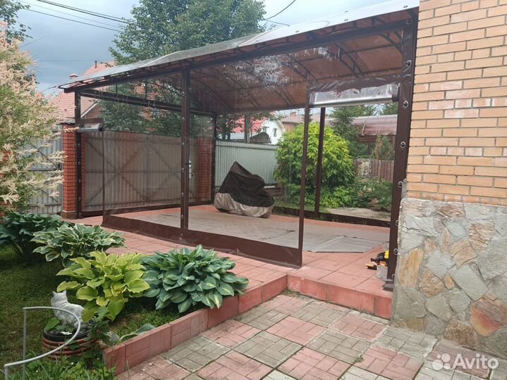 Мягкие окна для веранды / не желтеют