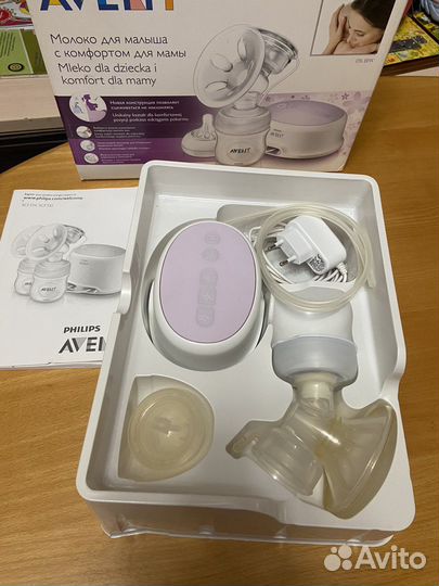 Молокоотсос электрический avent плюс ручной