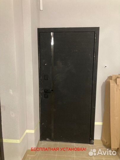 Толстая входная дверь с отличной шумоизоляцией