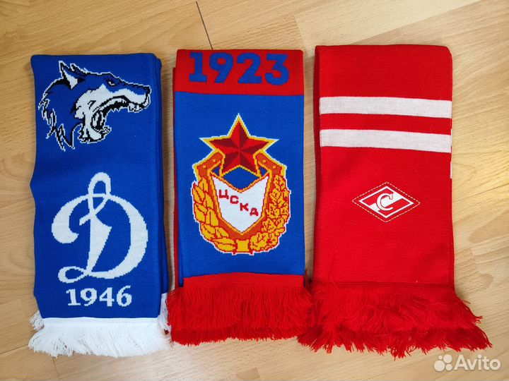 Шарфы хоккейных клубов кхл