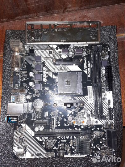 Материнская плата am4 AsRock b450m hdv r4.0