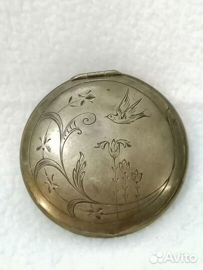 Пудреница Серебро 875 проба