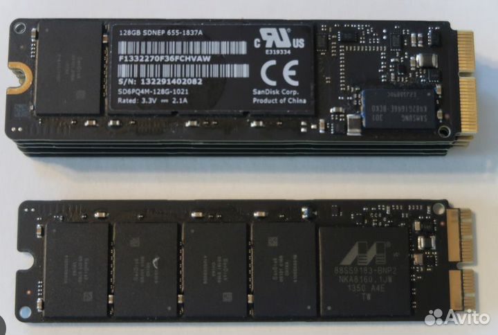 Оригинальный SSD для MacBook Pro Retina 2012-2017