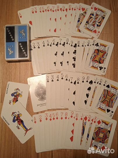 Игральные карты Cunard Line vintage