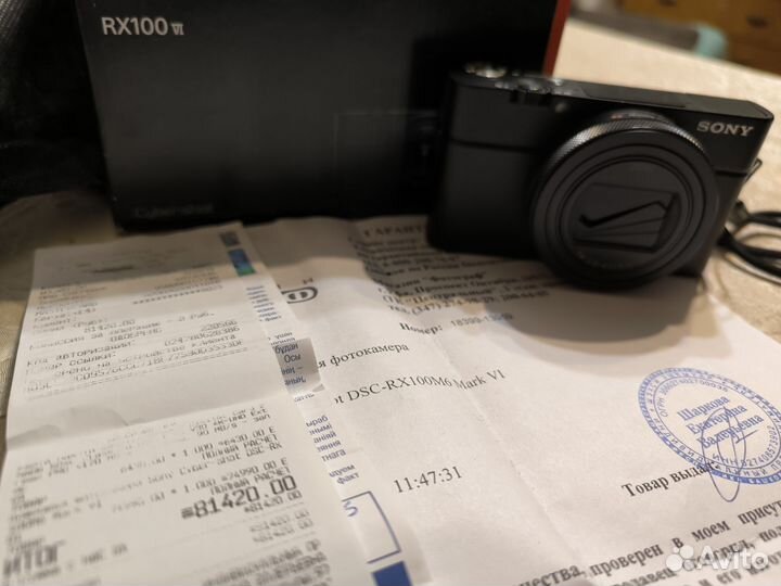 Компактный фотоаппарат sony rx100