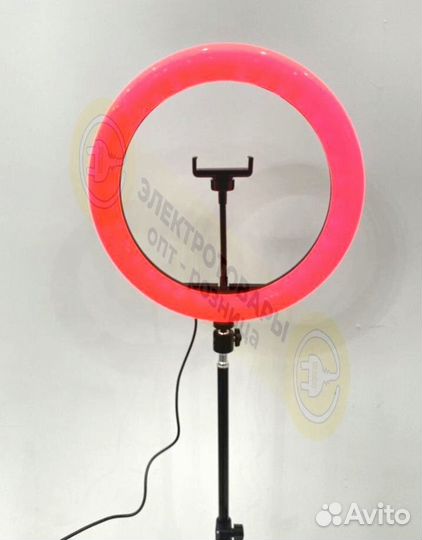 Кольцевая лампа RGB 33 см