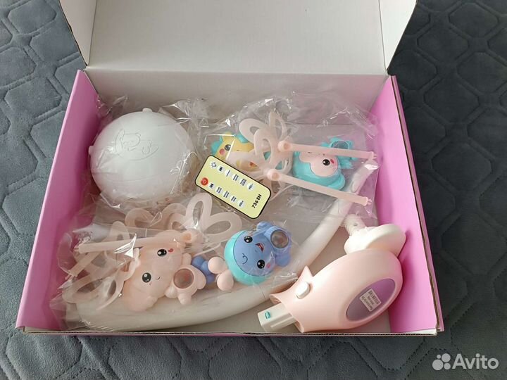 Музыкальный мобиль ночник для кроватки