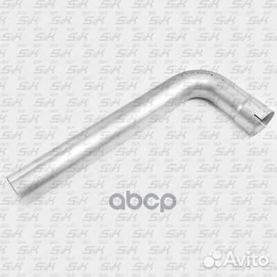 Труба глушителя (цинк) SK-1240013-01 S&K