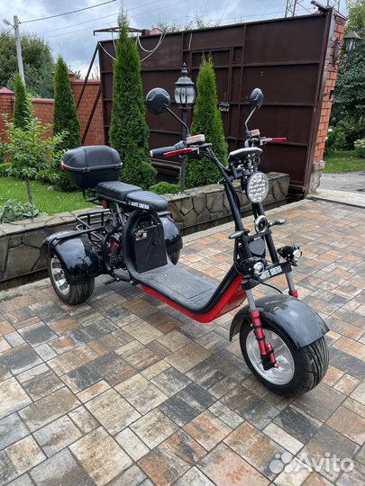 Электроскутер White Siberia WS-PRO trike 3000w