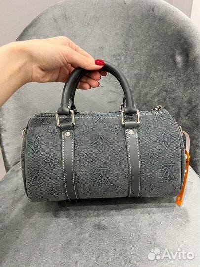 Сумка Louis Vuitton Keepall Denim 25