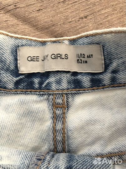 Шорты джинсовые для девочки на рост 146-152 см