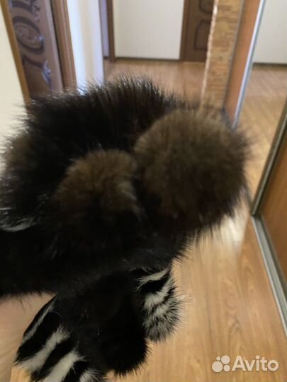 Шапка зимняя меховая женская норковая