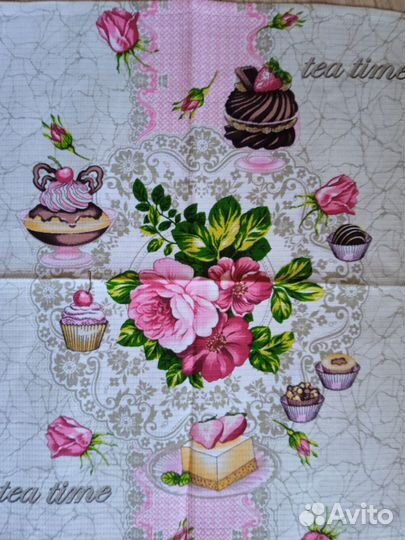 Полотенца вафельные 