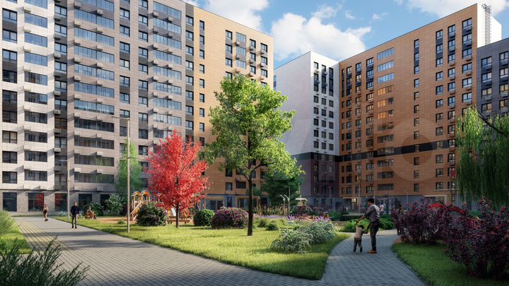 1-к. квартира, 33,1 м², 7/15 эт.