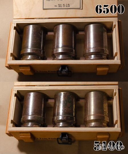 Стопки из гильз 3,7-cm-Flugabwehrkanone в ящике