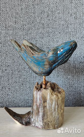 Панно, рыбки дрифтвуд