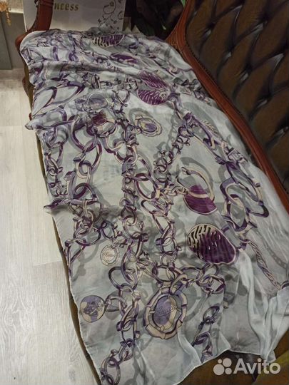 Палантин gucci шелковый итальянский