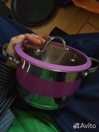 Посуда котелки с рисунком