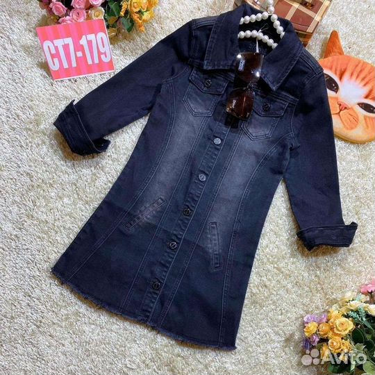 Джинсовая куртка для девочки