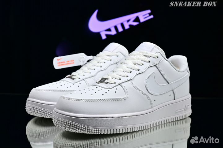 Nike Air Force 1 Low '07 White Зимний образ