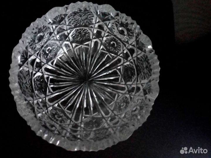 Хрустальная ваза времён СССР