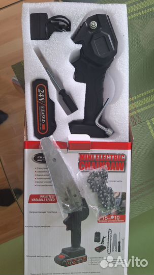 Мини пила акумуляторная (сгорел моторчик)