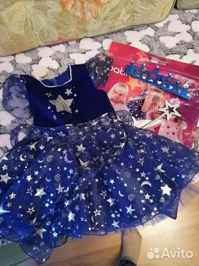 Купальник гимнастический/ платье феи для праздника