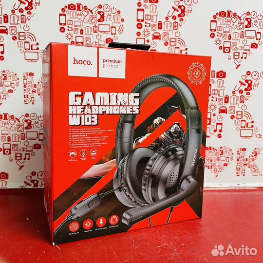 Игровые наушники hoco W103 (kgn04)