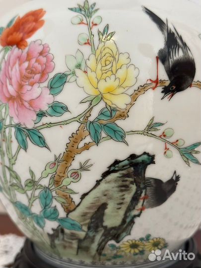 Ваза Китай/ китайская ваза фарфор