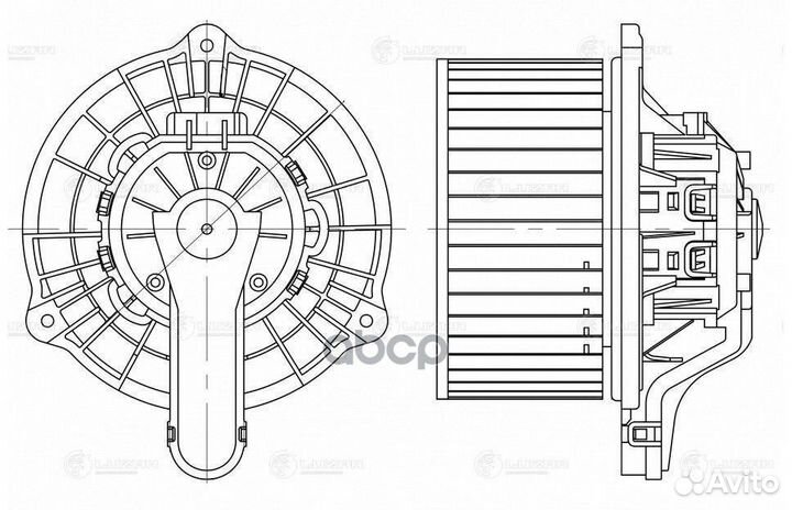 Мотор печки KIA sportage III/ceed (12) /hyunda