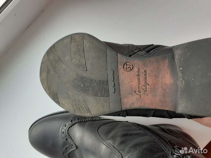 Ботинки демисезонные натуральная кожа женские 37 р