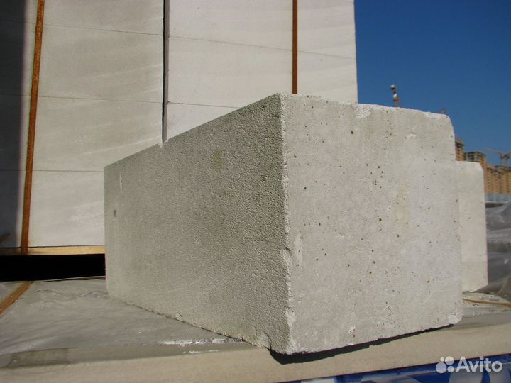 Газобетонные блоки 625 x 100 x 250 мм