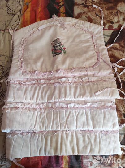 Бортики в детскую кроватку бу