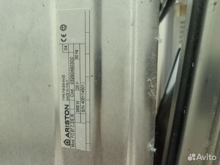 Электрический духовой шкаф бу ariston