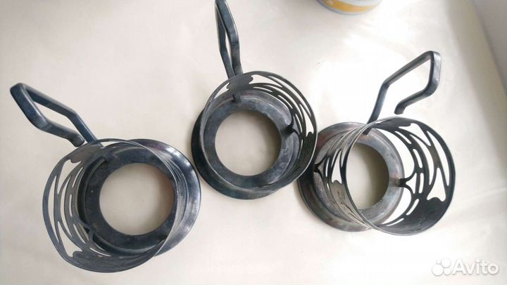 Подстаканник подарочный Киев, мельхиор мнц 15-20