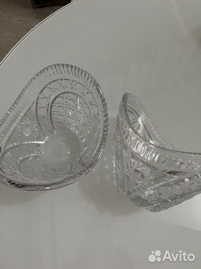 Ваза хрустальная