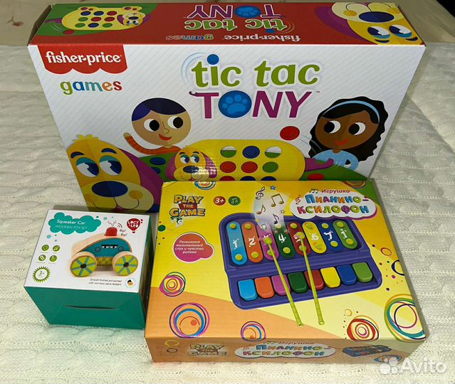 Ксилофон и Fisher Prise новые.Все за 800