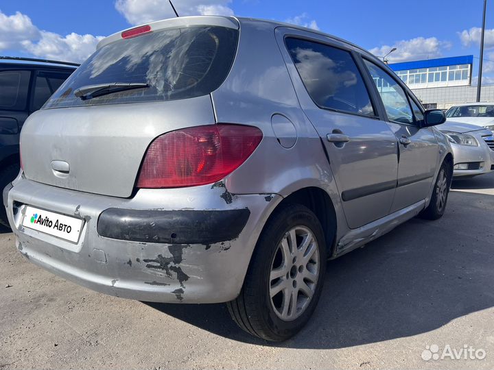 Peugeot 307 1.6 AT, 2003, 262 666 км