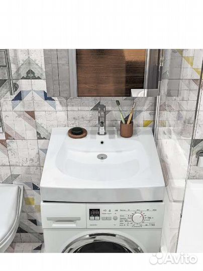 Раковина над стиральной машиной 60х60