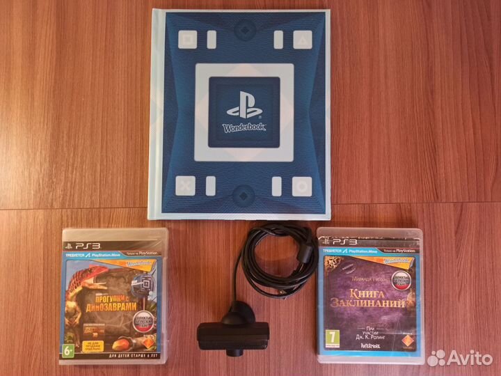 Книга заклинаний + 2 игры + камера ps3